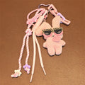Solid Color Plush Rabbit Pendant Bag Charm 6W10BBC374