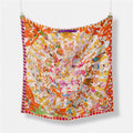 Abstract Silk Square Scarf - DippedShop Wholesale - #4979