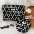 Cute 3D Heart Print Outdoor Portable Cosmetic Bag 6S10BOB1109
