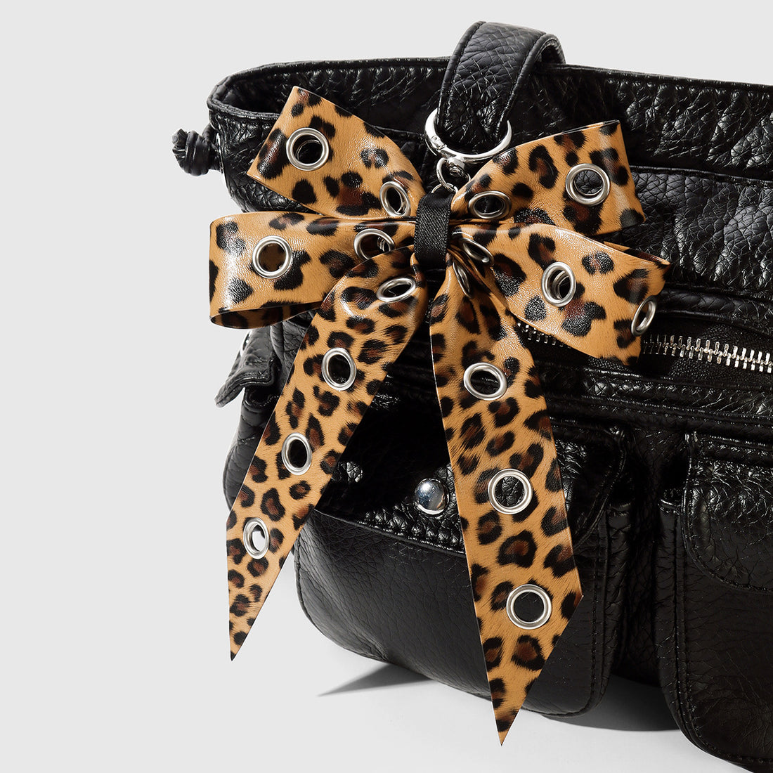 Leopard Print Bag Charm - DippedShop Wholesale - #6547