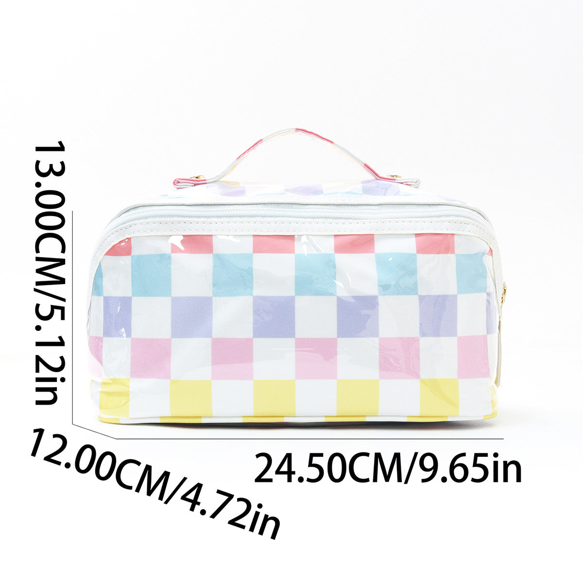 Stylish Striped Waterproof PVC Cosmetic Bag MK2BLW6C5CO21