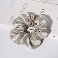 Simple Solid Color Silk Hair Scrunchies 6W6HSR330