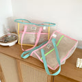 Simple Mesh Large Capacity Travel Shoulder Bag 8BW6BOB76L