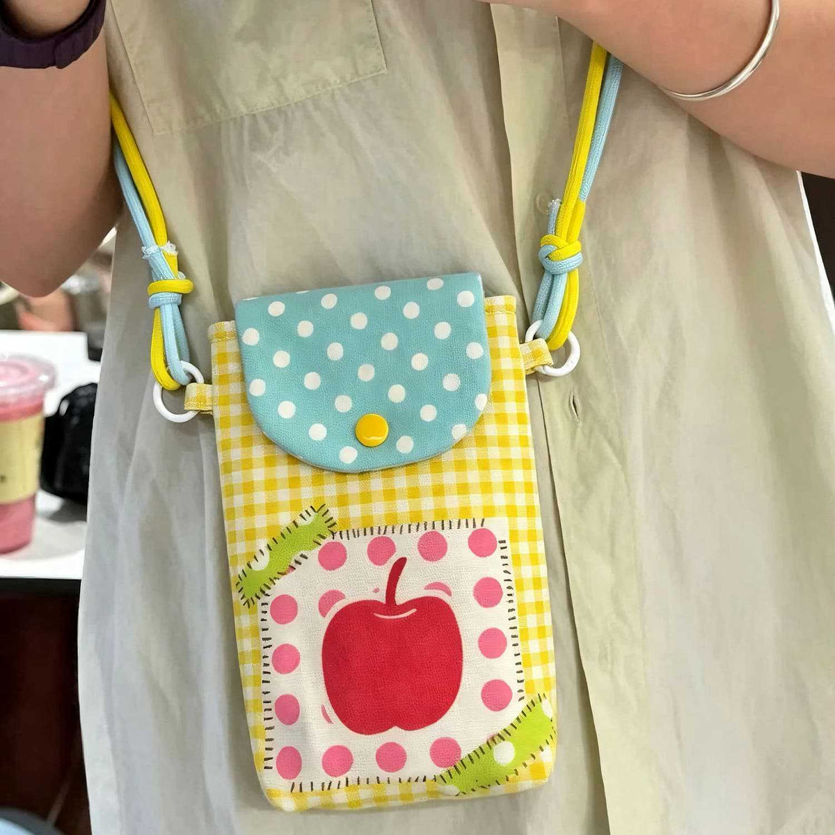 Cute Polka Dots Apple Print - DippedShop Wholesale - #5011