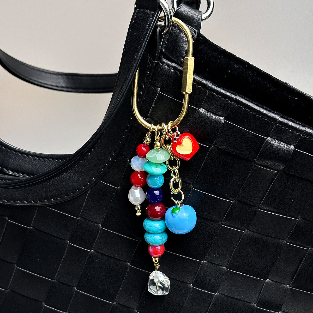 Creative Shell Heart Beaded Bag Charm 8ZA6BBC153