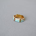 Boho Enamel Zircon Open Ring - DippedShop Wholesale - #3923