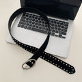 Retro Double Studded Suede Waist Belt 6W6JBT169