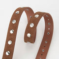 Punk Style Studded Pink Buckle Leather Belt MK2LEEP6W6JBT35