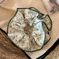 Double-Layer Floral Print Elastic Hair Scrunchie 6W6HSR479