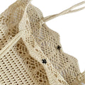 Simple Hollow Out Knit Beach Shoulder Bag 8BW6BBG430T
