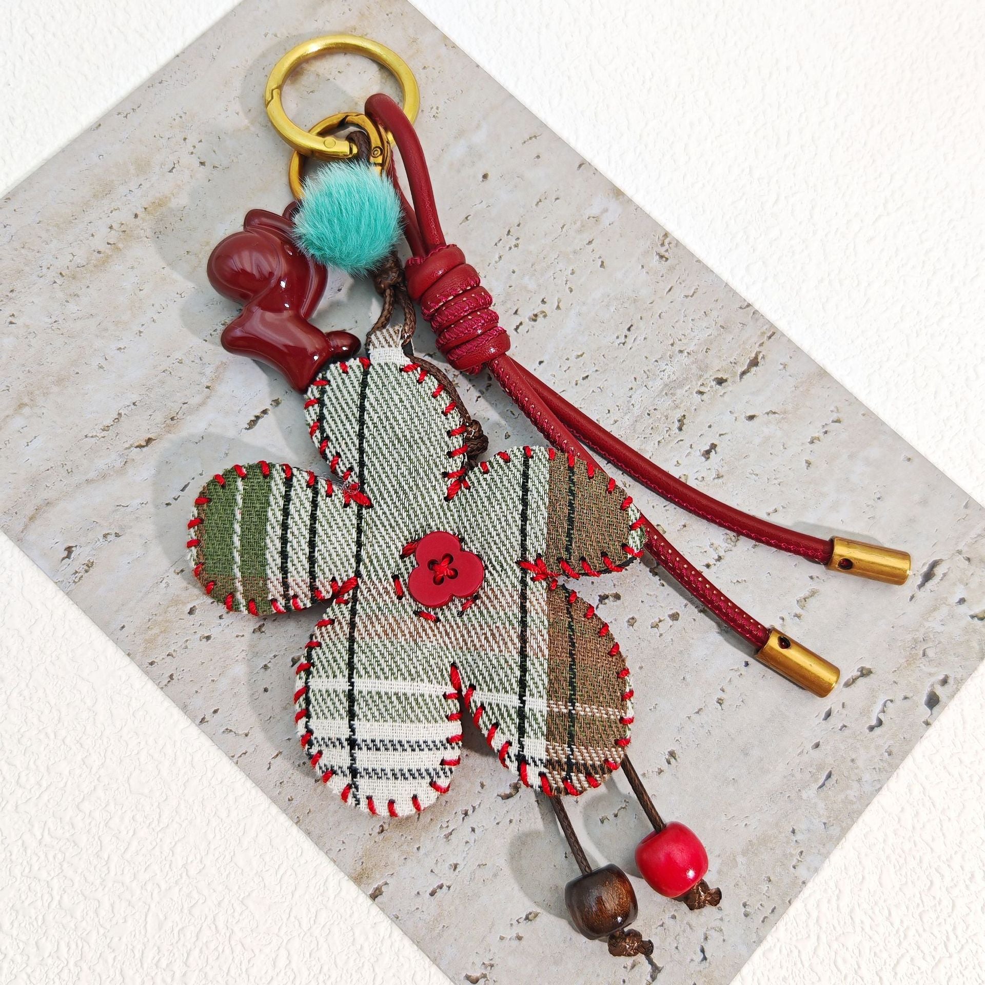 Vintage Plaid Horse Charm - DippedShop Wholesale - #1683