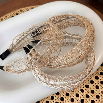 Hollow Out Handmade String Wide Headbands DP25B885