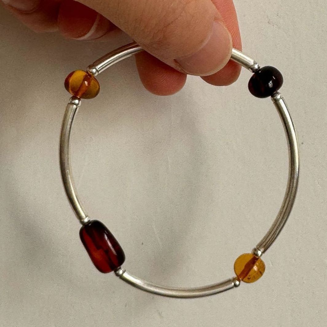Beaded Stretch Bangle - DippedShop Wholesale - #4515