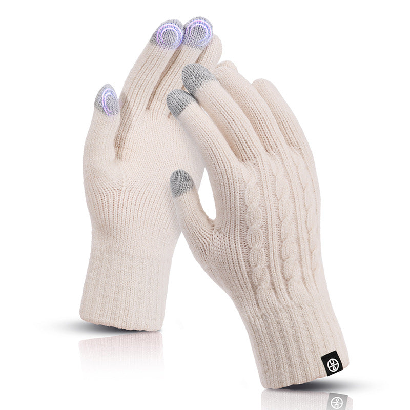 Cable Knit Gloves - DippedShop Wholesale - #7571