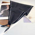 Vintage Flower Print Beaded Triangle Scarf MK2BW6W6NSI01