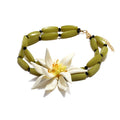Chunky Floral Beaded Choker - DippedShop Wholesale - #0739