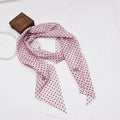 Cute Polka Dots Print Silk Scarf 6W6NSI198