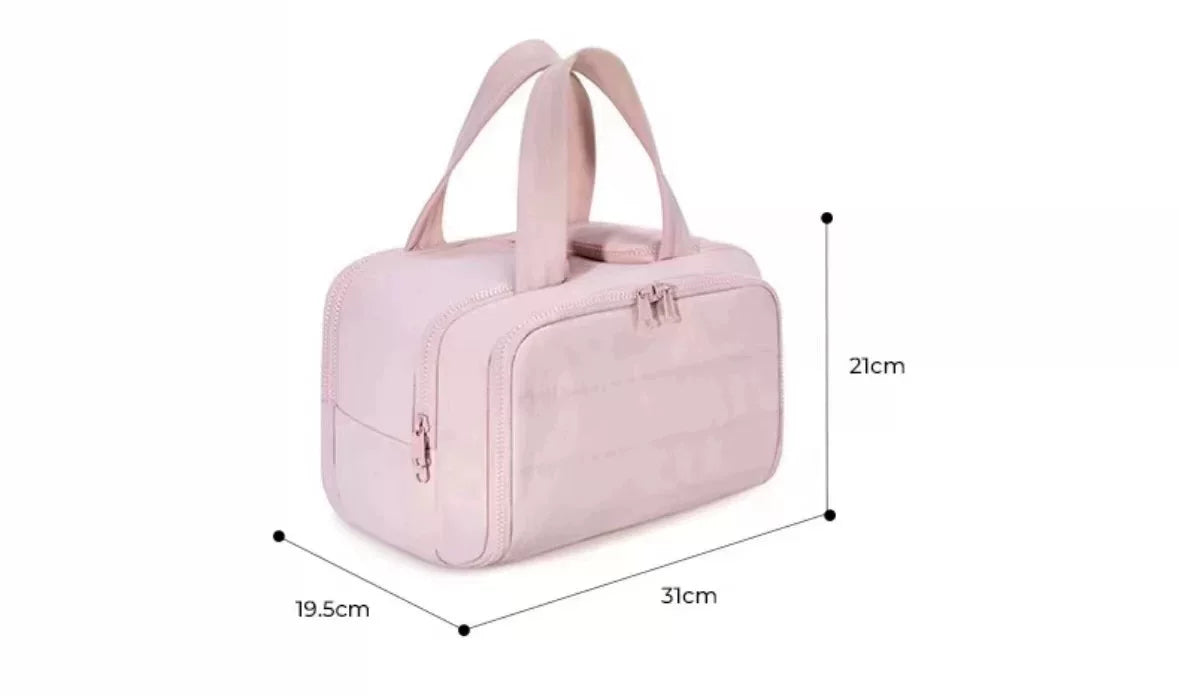 Solid Color Large Capacity Multi Layer Makeup Bag MK2BW6S10BOB91