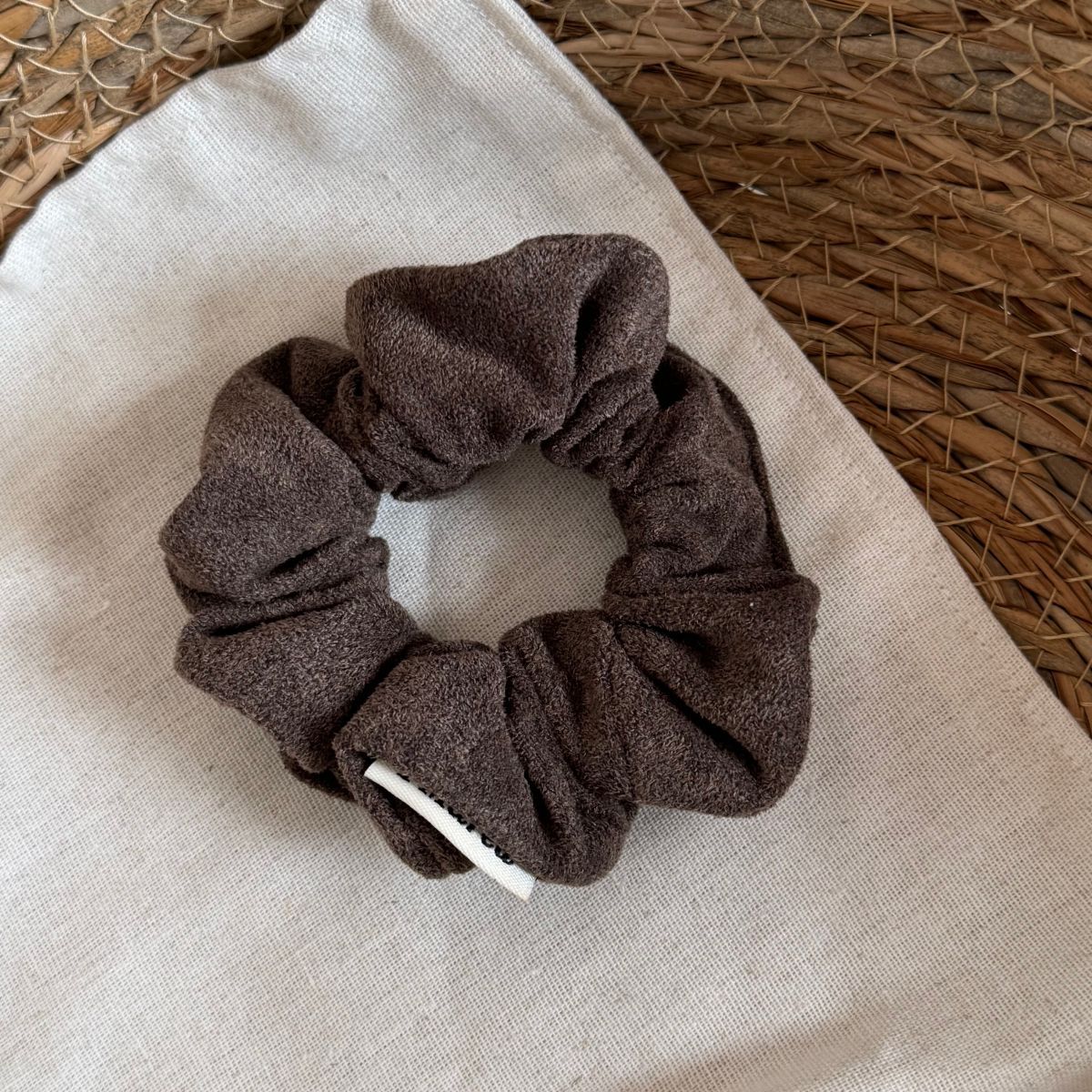 Simple Solid Color Ruffled High Elastic Scrunchies 6W6HSR504