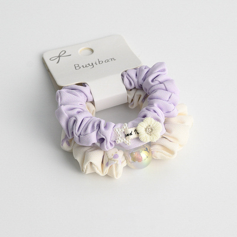 Flower Pearl Stretchy Hair Tie - DippedShop Wholesale - #1587