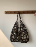 Wooden Beaded Tote Bag - DippedShop Wholesale - #6803