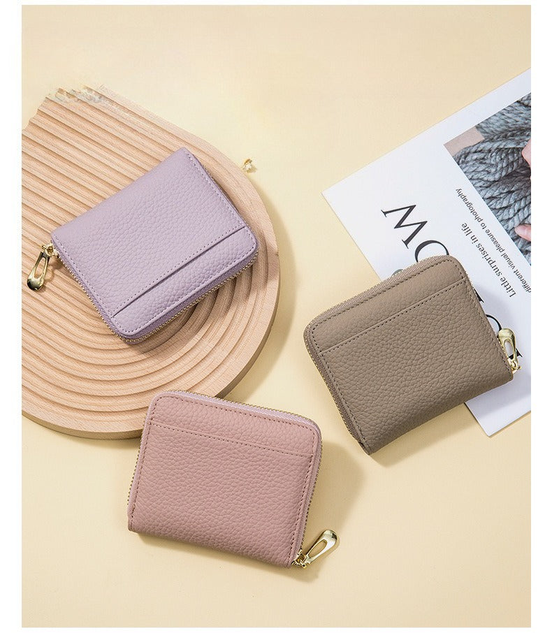 Simple Solid Color Card Case W - DippedShop Wholesale - #3203