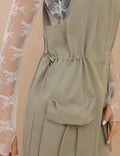 Solid Sleeveless Mini Dress - DippedShop Wholesale - #2387