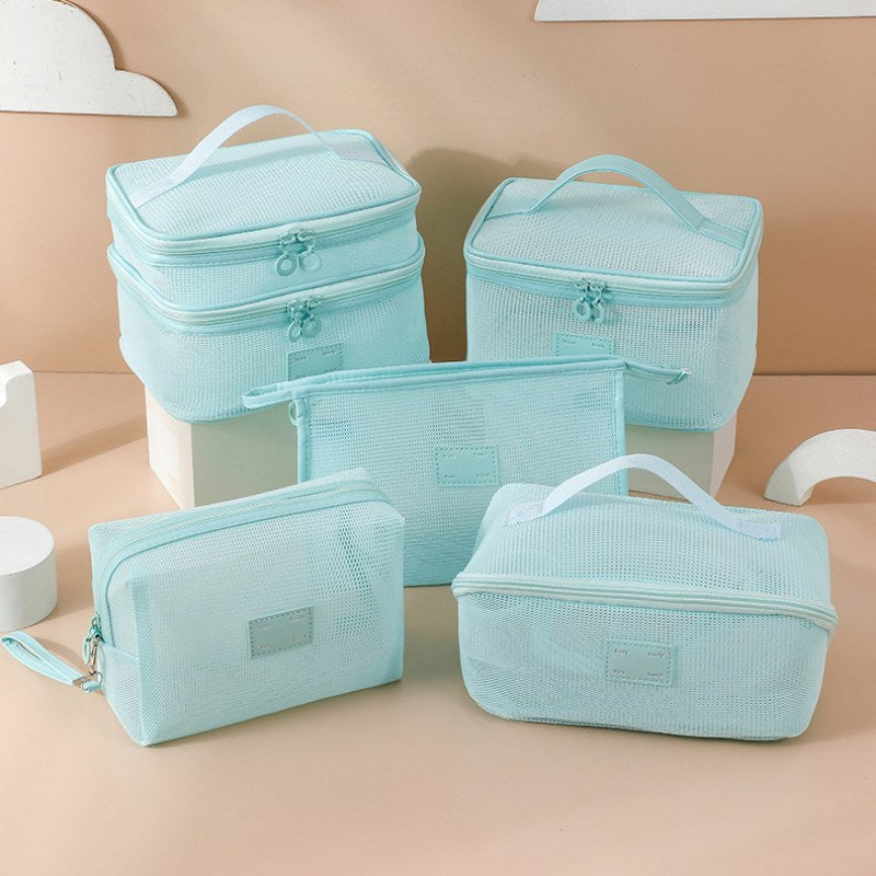 Simple Mesh Large Capacity Make Up Bags DP25C640