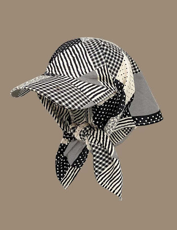 Retro Polka Dot Striped Bandana Baseball Cap MK2BW6W6HAT100