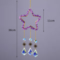 Star Crystal Suncatcher Pendant - DippedShop Wholesale - #3091