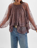 Lace Off Shoulder Bow Tie Top - DippedShop Wholesale - #9203