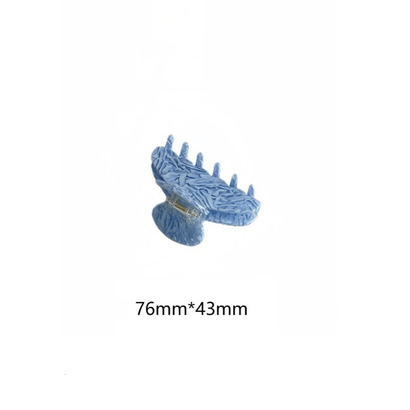 Textured Color Block Hair Claw - DippedShop Wholesale - #9011