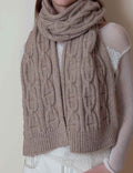 Vintage Chunky Cable Scarf - DippedShop Wholesale - #4947