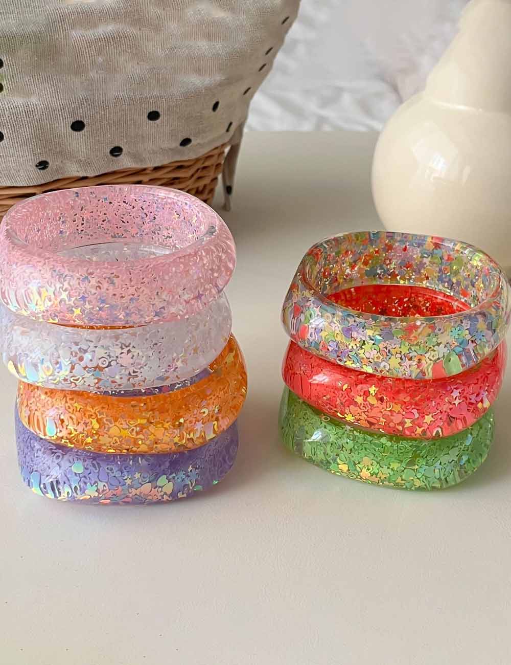 Sparkly Colorful Sequin Resin - DippedShop Wholesale - #0483