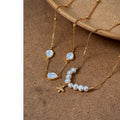 Freshwater Pearl Starfish Choker - DippedShop Wholesale - #0227