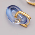 Chunky Gold Dangle Earrings - DippedShop Wholesale - #7235