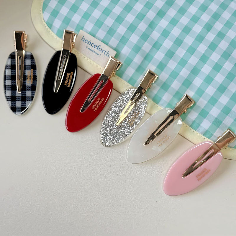 Solid Color Acetate Hair Clip - DippedShop Wholesale - #2611