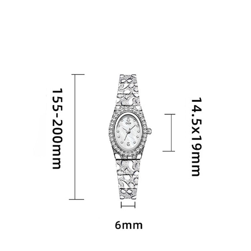 Rhinestone Analog Dress Watch - DippedShop Wholesale - #5331