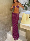 Polka Dot Strapless Cover - DippedShop Wholesale - #3843