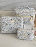 Flower Print Makeup Bag - DippedShop Wholesale - #2035