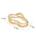 Minimalist Gold Plated Cloud Hair Claw MK2MBEP6W6HCP382