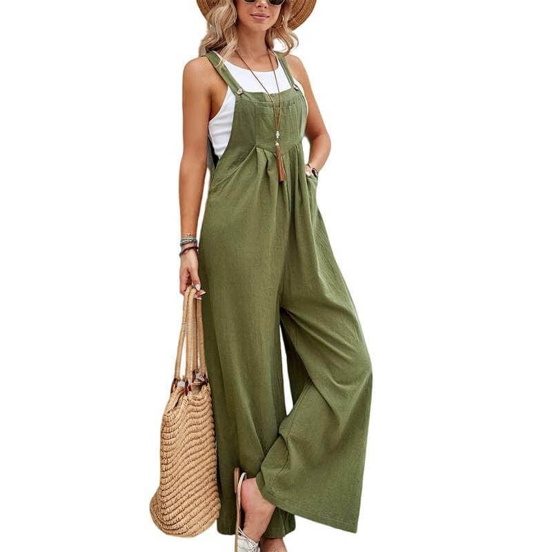 Solid Color Jumpsuit - DippedShop Wholesale - #8259