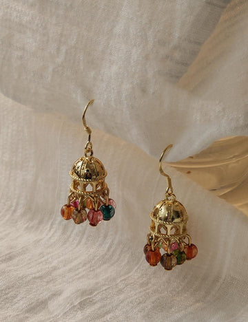 Wind Chime Beaded Tassel Drop Earrings DP25E594