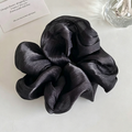 Pearlescent Chiffon Ruffled Hair Scrunchie - DippedShop Wholesale - #5395