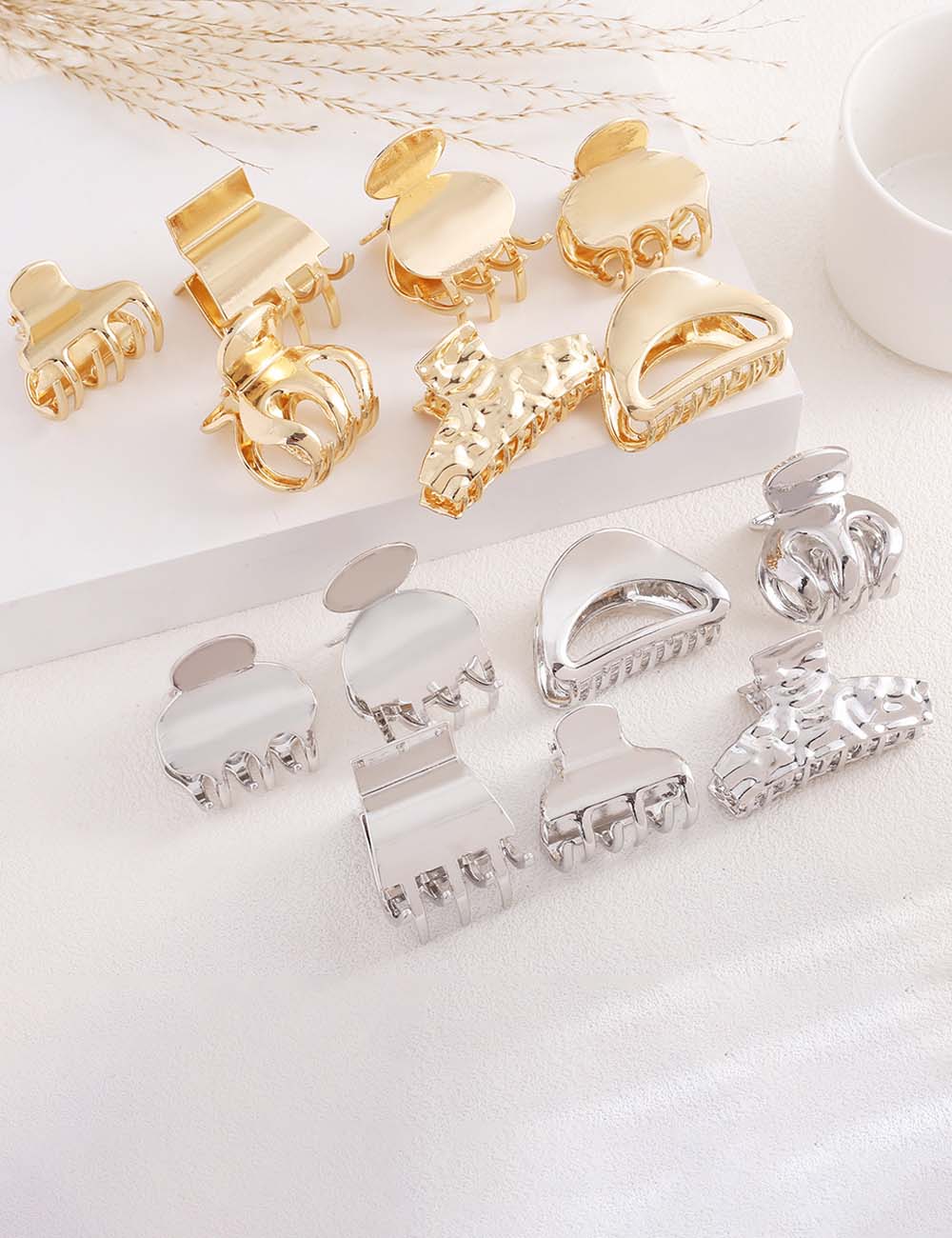 Gold Plated Hair Claw - DippedShop Wholesale - #5299