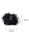 Fluffy Plush Hair Claw - DippedShop Wholesale - #3235