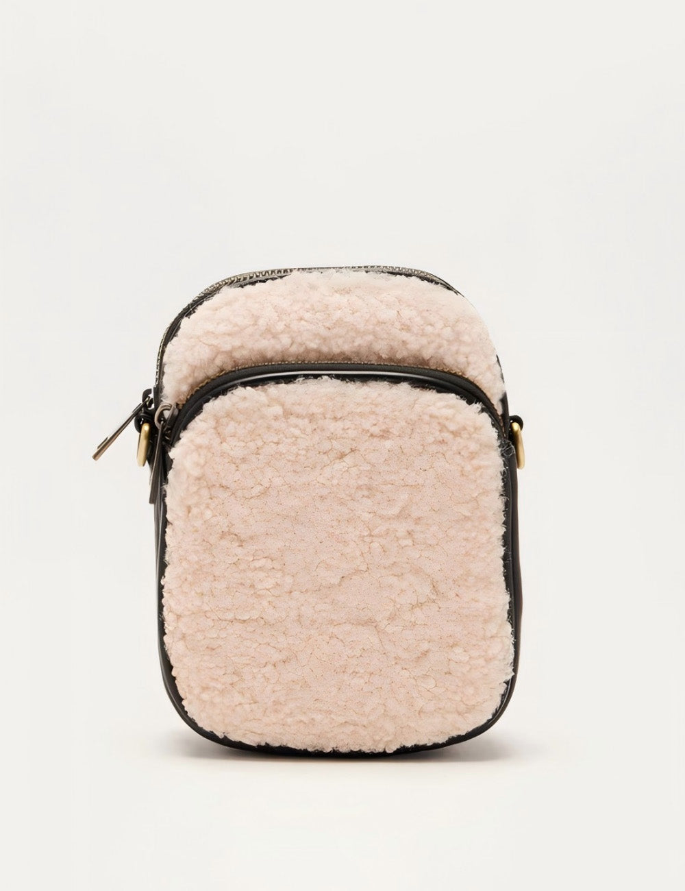 Faux Shearling Crossbody Camera Bag ES31835SP