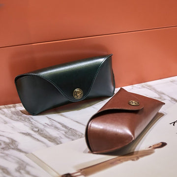 Minimalist Portable Leather Glasses Case DP25B922