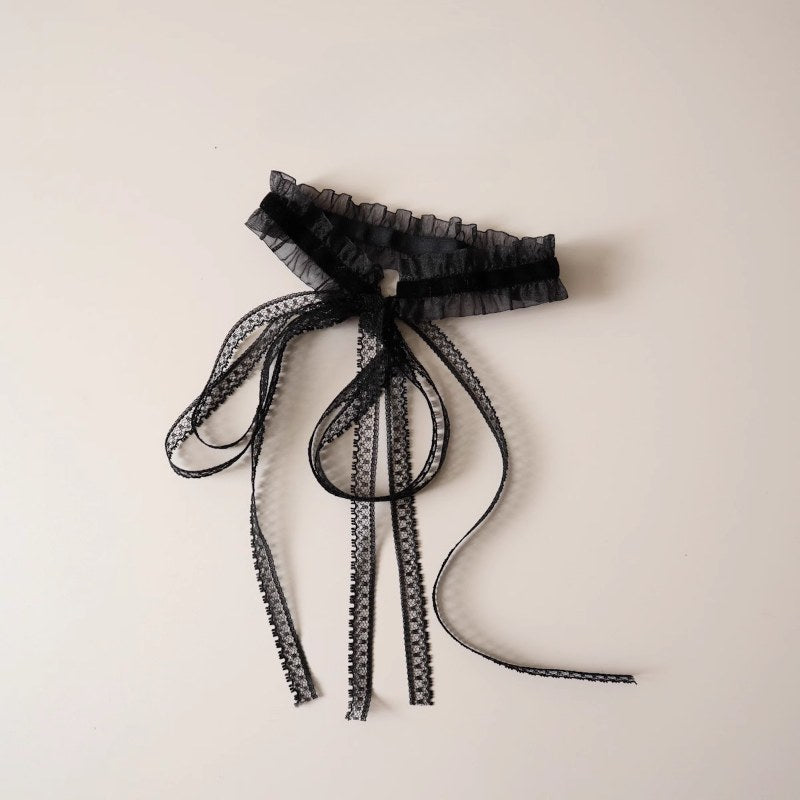 Lace String Tie Sweet Choker DP25B896