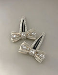 Sparkly Rhinestone Bow Clip - DippedShop Wholesale - #4819